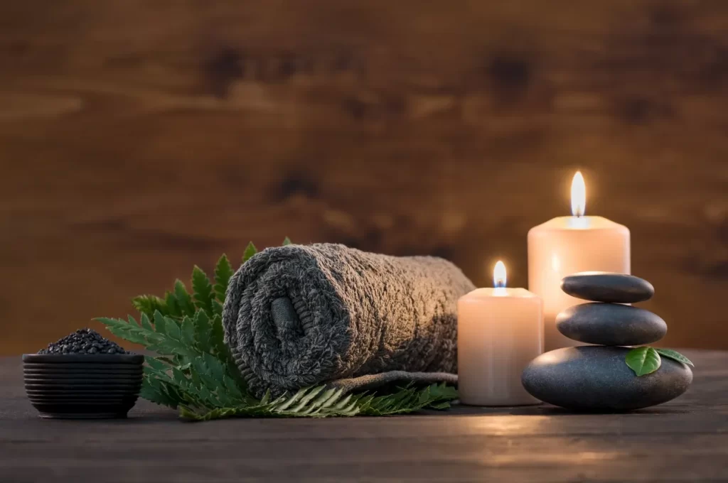 The Importance of Routines and Self-Care for Mental Health towels candles relaxation